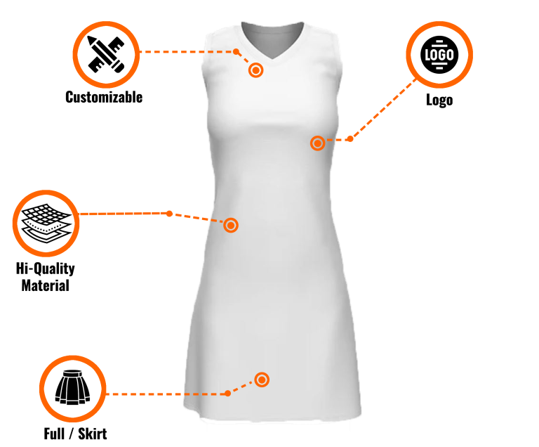 ASublimated Netball Dress